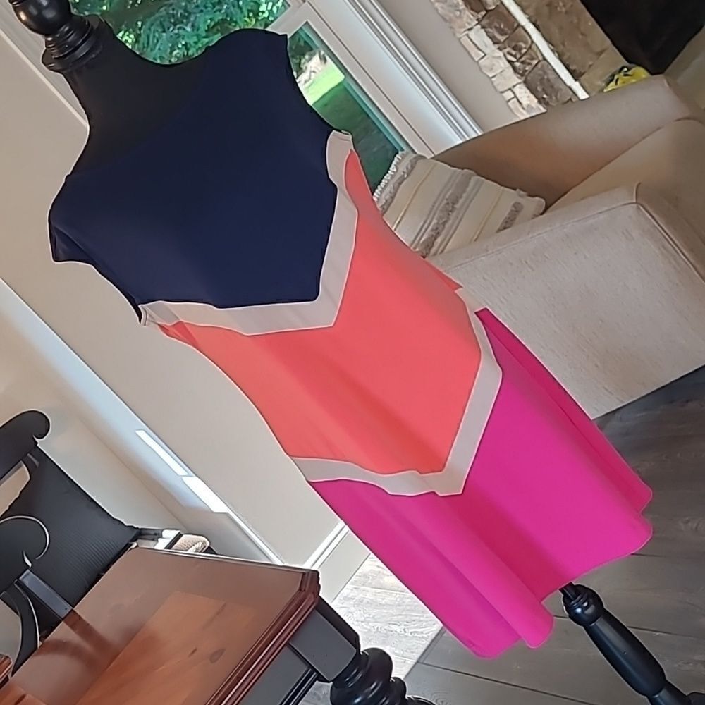 donna morgan sz 10 poly spandex blend